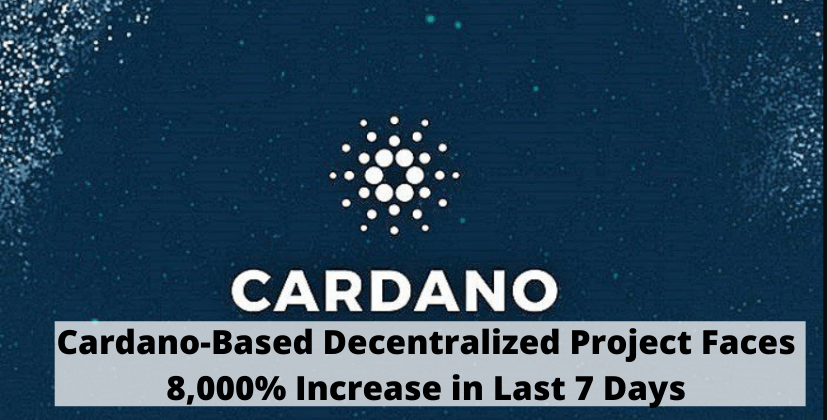 Cardano-Based Decentralized Project Faces 8,000% Increase in Last 7 Days