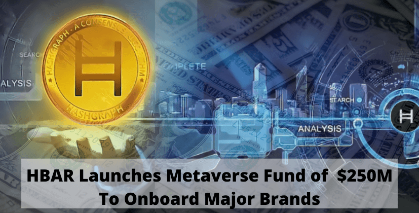 HBAR Launches Metaverse Fund of  $250M To Onboard Major Brands